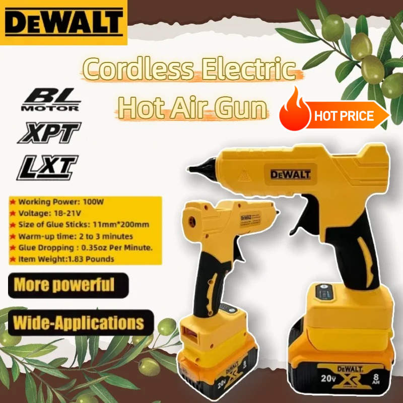 Hot Melt Glue Gun Cordless - مسدس غراء حراري كهربائي لاسلكي من