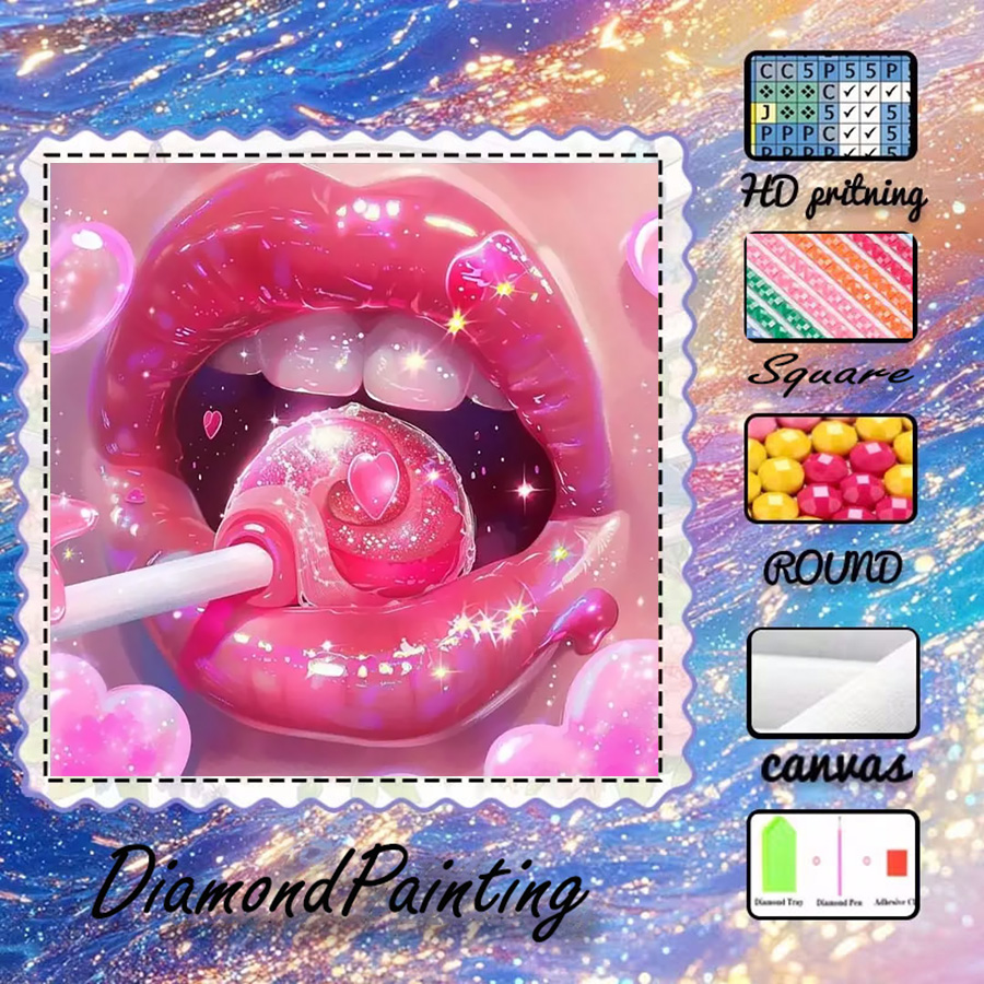 5D Diamond Painting Kit Full Drill - قطعة واحدة - 5D-DIY - قماش