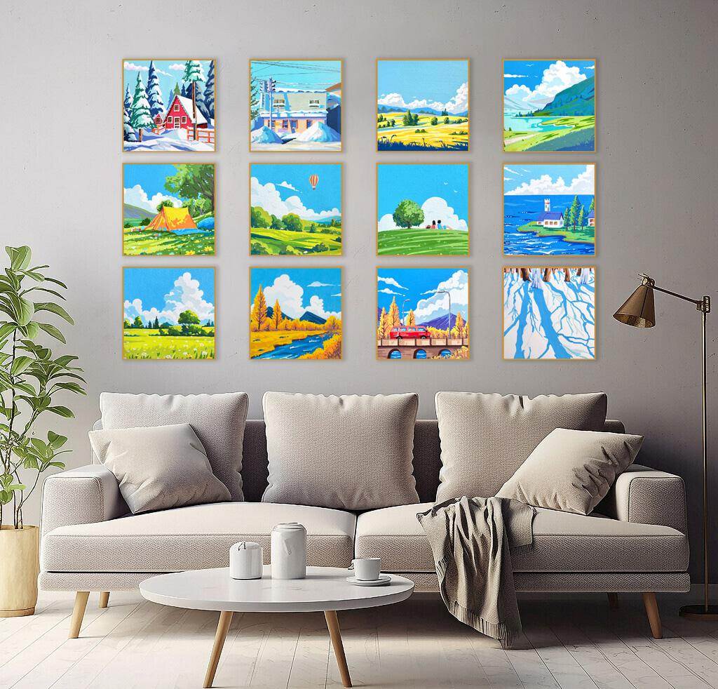 5D Diamond Painting Kit Full Drill - طقم رسم بالألماس ثلاثي الأبعاد 'الشباب
