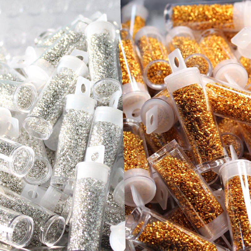 Glass Seed Beads 2Mm Jewelry Making - اليابانية MKU الزجاج الخرز الألوان المعدنية