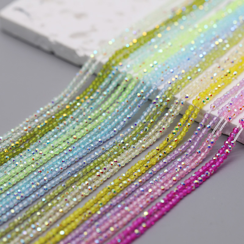 خرز زجاجي كريستالي ملون 2 مم ( - مراجعة Glass Seed Beads 2Mm Jewelry Making وسعره