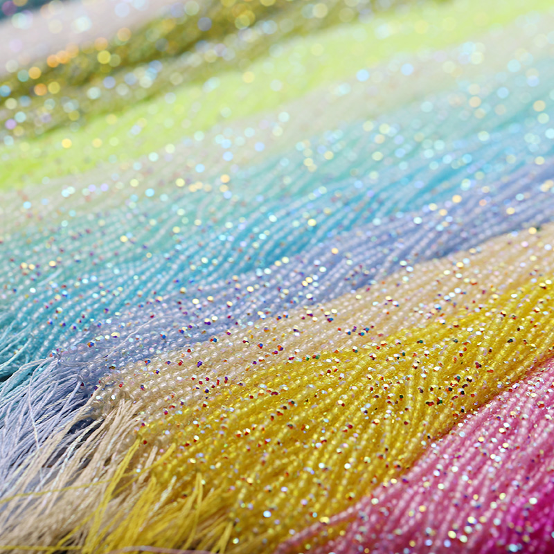 خرز زجاجي كريستالي ملون 2 مم ( - مراجعة Glass Seed Beads 2Mm Jewelry Making وسعره
