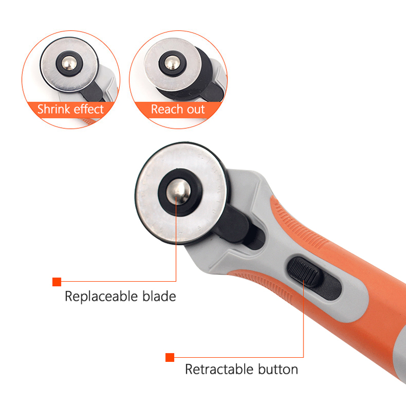 الجلود الحرفية القاطع 45 مللي  - مراجعة Rotary Cutter For Fabric 45Mm وسعره
