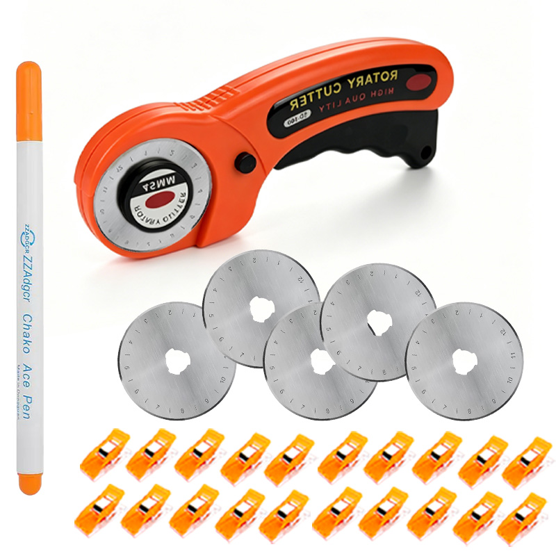 قاطع دوار 45 مم لمستلزمات الخي - مراجعة Rotary Cutter For Fabric 45Mm وسعره