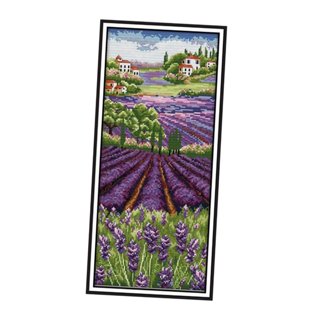 مجموعة تطريز مطبوعة مسبقًا بتص - مراجعة Cross Stitch Stamped Kits Beginners وسعره