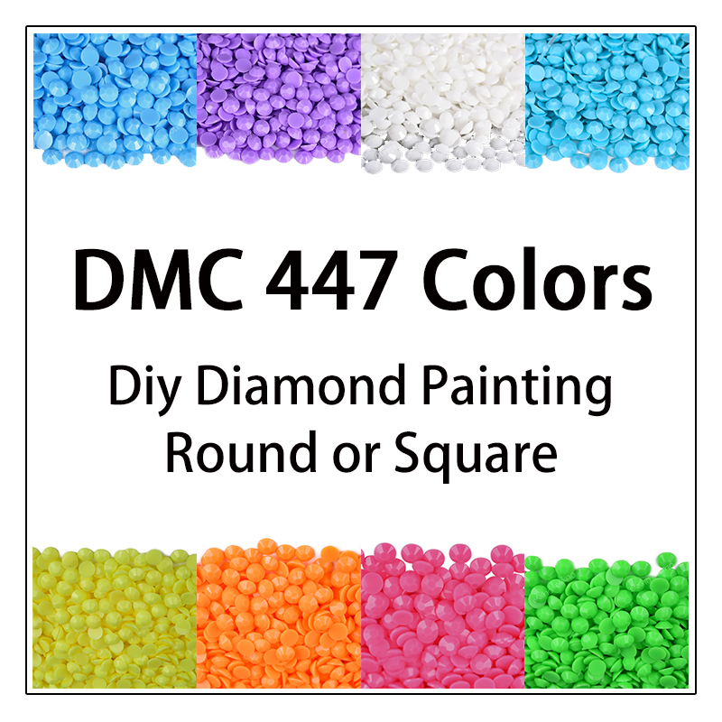 DMC 447 ألوان 5D لتقوم بها بنف - مراجعة 5D Diamond Painting Kit Full Drill وسعره
