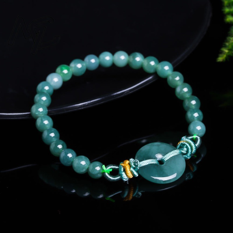سوار خرز من الزمرد الطبيعي الأ - مراجعة Beading وسعره