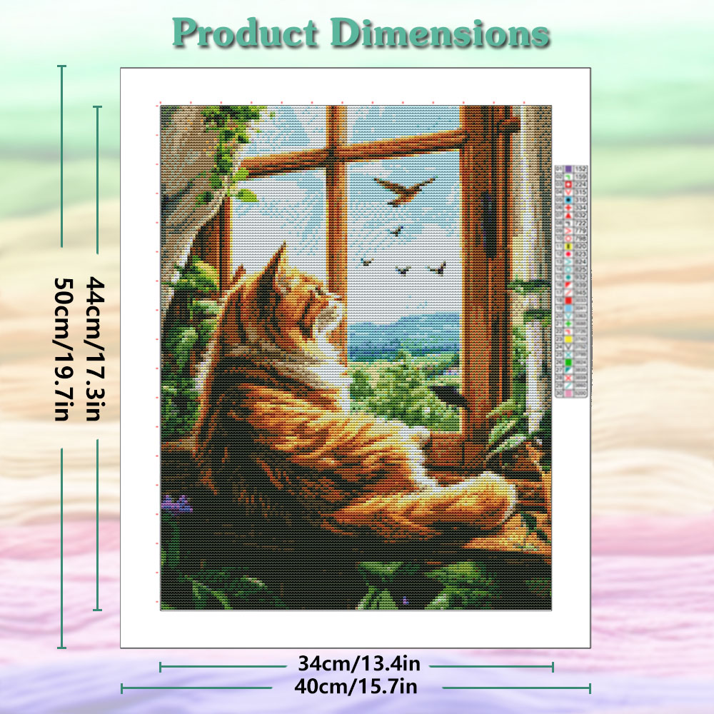 طقم تطريز مسبق الطباعة للمبتدئ - مراجعة Cross Stitch Stamped Kits Beginners وسعره