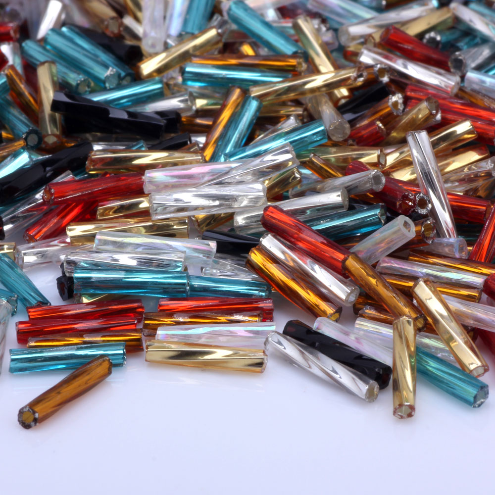 خرز زجاجي ملون من OlingArt مقا - مراجعة Glass Seed Beads 2Mm Jewelry Making وسعره