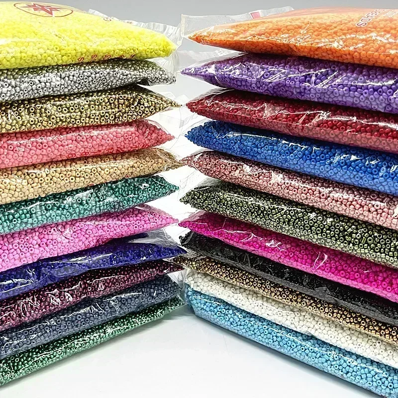 10 جرام 2 مللي متر 3 مللي متر  - مراجعة Glass Seed Beads 2Mm Jewelry Making وسعره