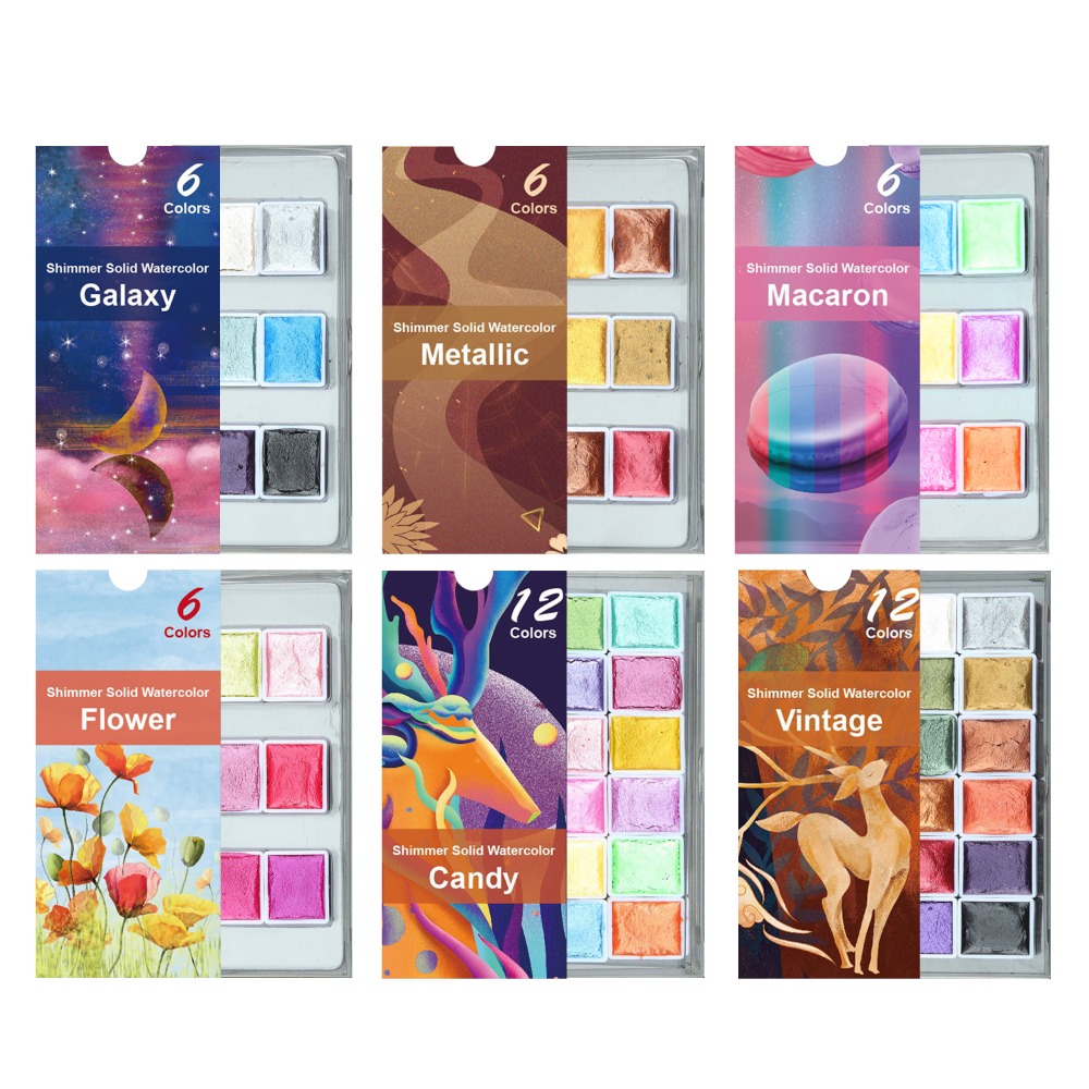 مجموعة الطلاء بالألوان المائية - مراجعة Watercolor Paint Set Solid Pigment وسعره