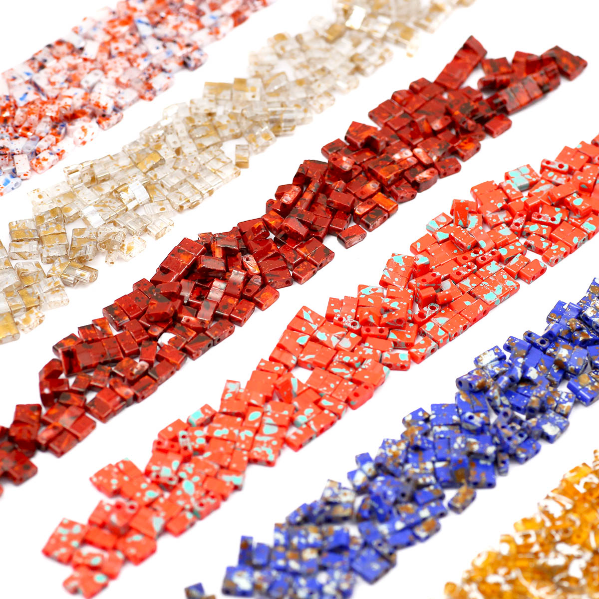 5 × 2 مللي متر بيكاسو اللون ثق - مراجعة Glass Seed Beads 2Mm Jewelry Making وسعره