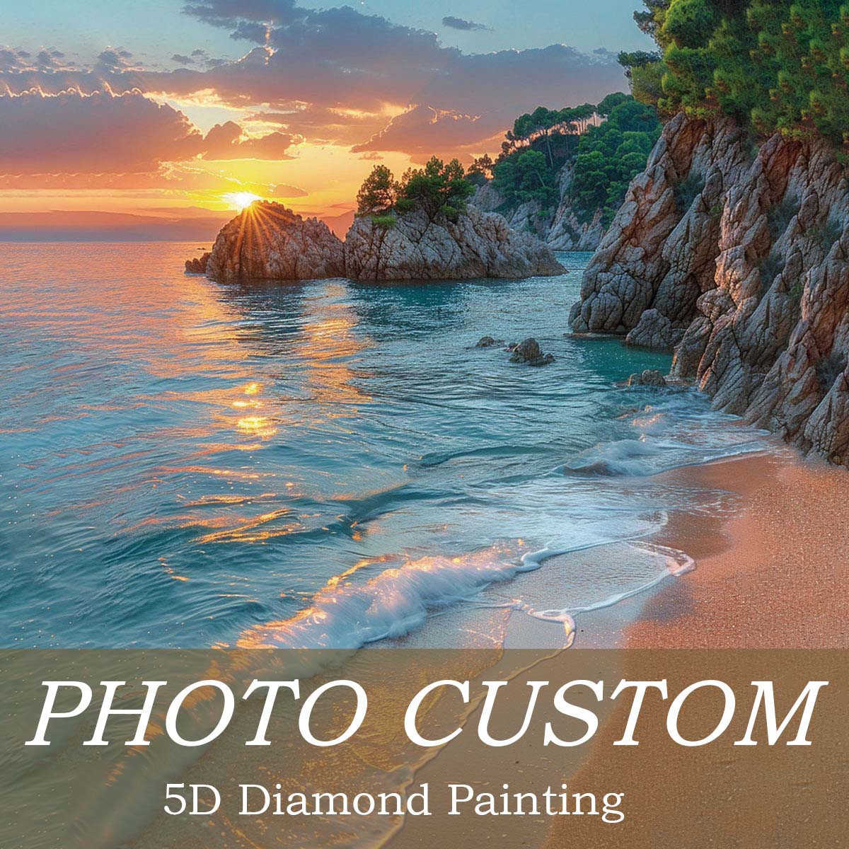 لوحة ماسية مخصصة، صورة شخصية م - مراجعة 5D Diamond Painting Kit Full Drill وسعره