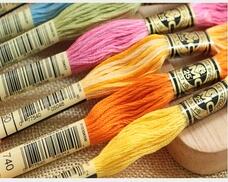 خيوط تطريز فرنسية من ون روم -  - مراجعة Cotton Embroidery Thread Skeins وسعره