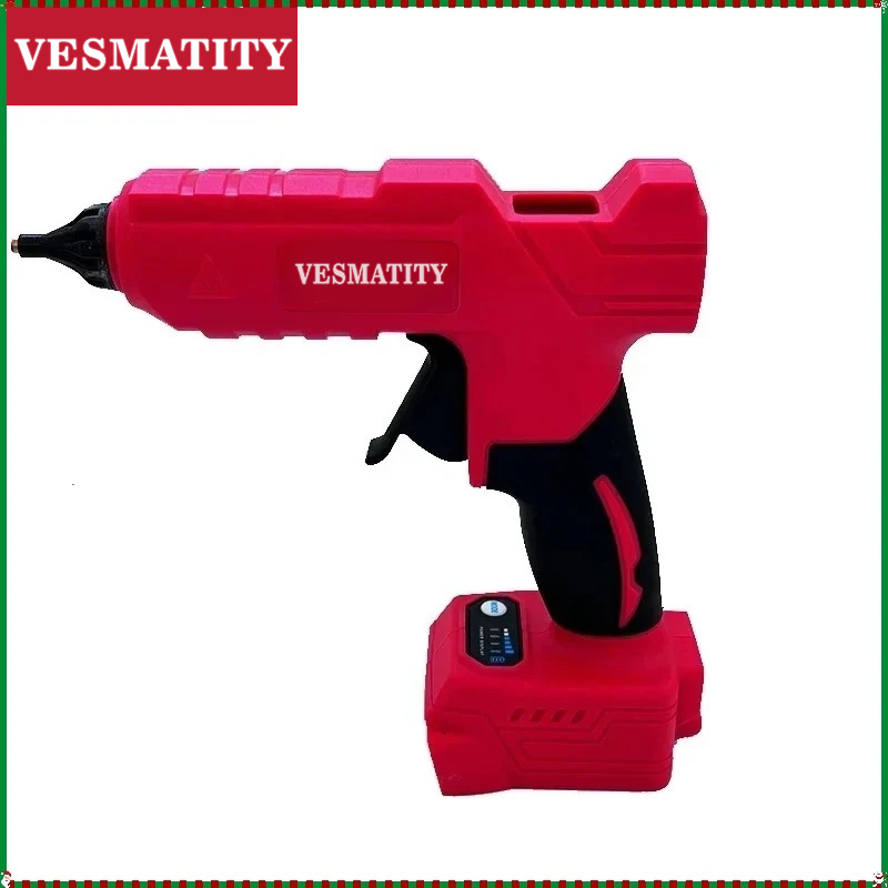 مسدس غراء كهربائي لاسلكي بدون  - مراجعة Hot Melt Glue Gun Cordless وسعره