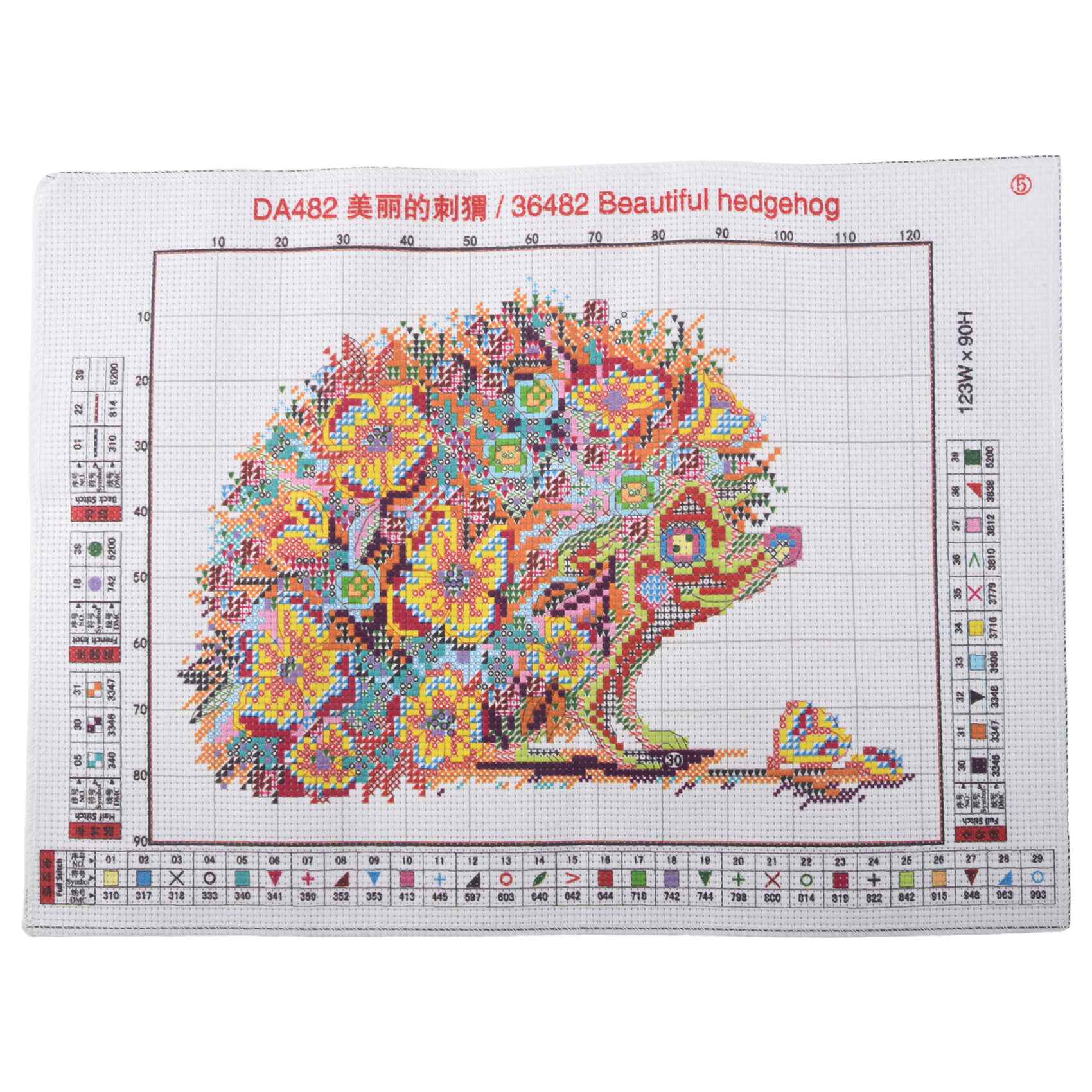 HLZS-مجموعة أدوات التطريز المط - مراجعة Cross Stitch Stamped Kits Beginners وسعره