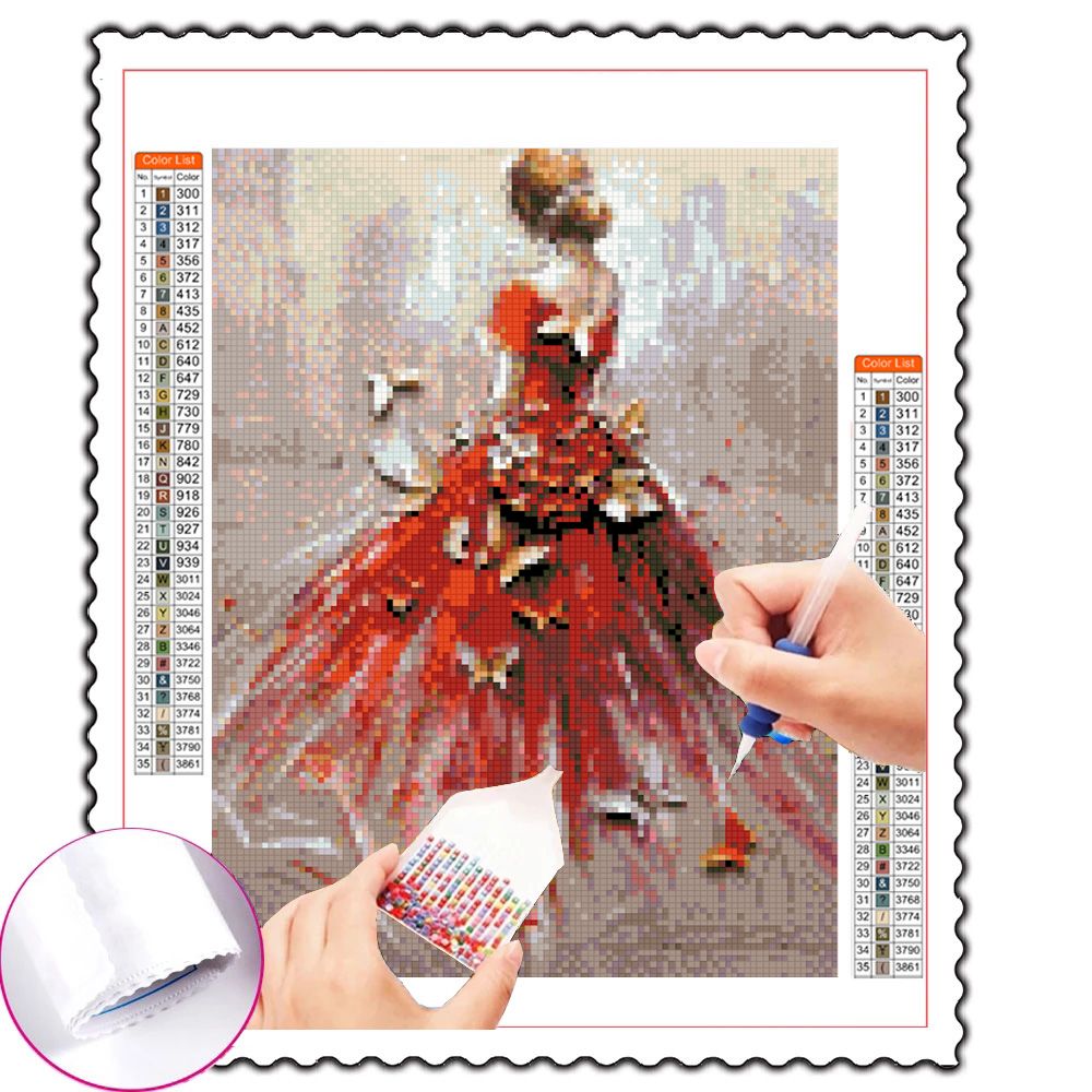 موضوع مختلف سر الماس اللوحة DI - مراجعة 5D Diamond Painting Kit Full Drill وسعره