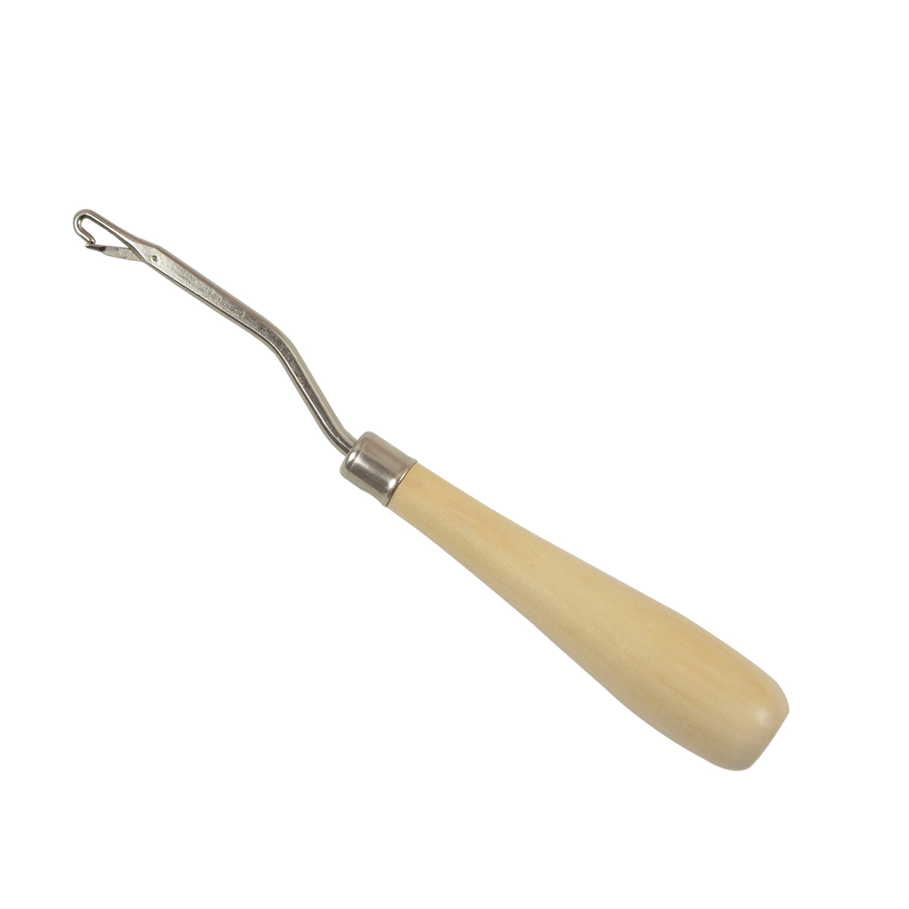 قطعتان من إبرة الكروشيه بمقبض  - مراجعة Wooden Crochet Hooks Ergonomic Handle وسعره