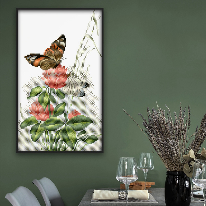مجموعات التطريز المطبوعة للمبت - مراجعة Cross Stitch Stamped Kits Beginners وسعره