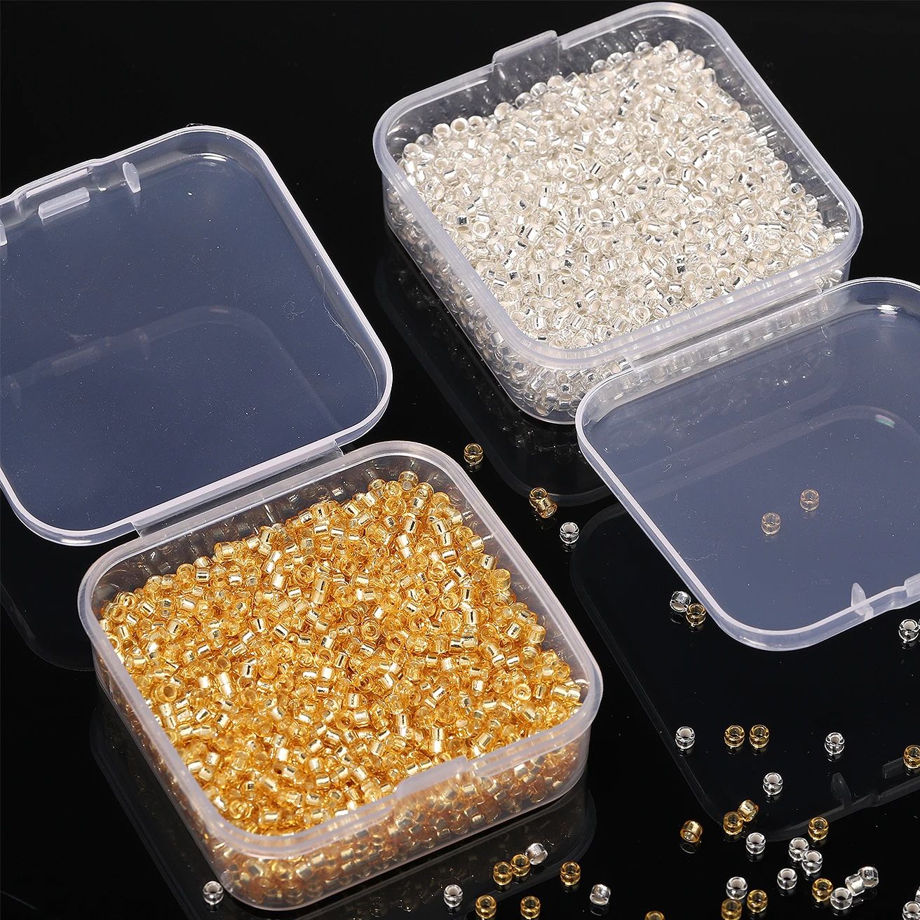 2.5 مللي متر البذور الخرز محاص - مراجعة Glass Seed Beads 2Mm Jewelry Making وسعره