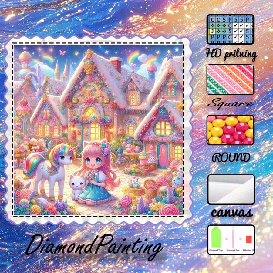 قطعة واحدة من قماش الفلوكنج 5D - مراجعة 5D Diamond Painting Kit Full Drill وسعره