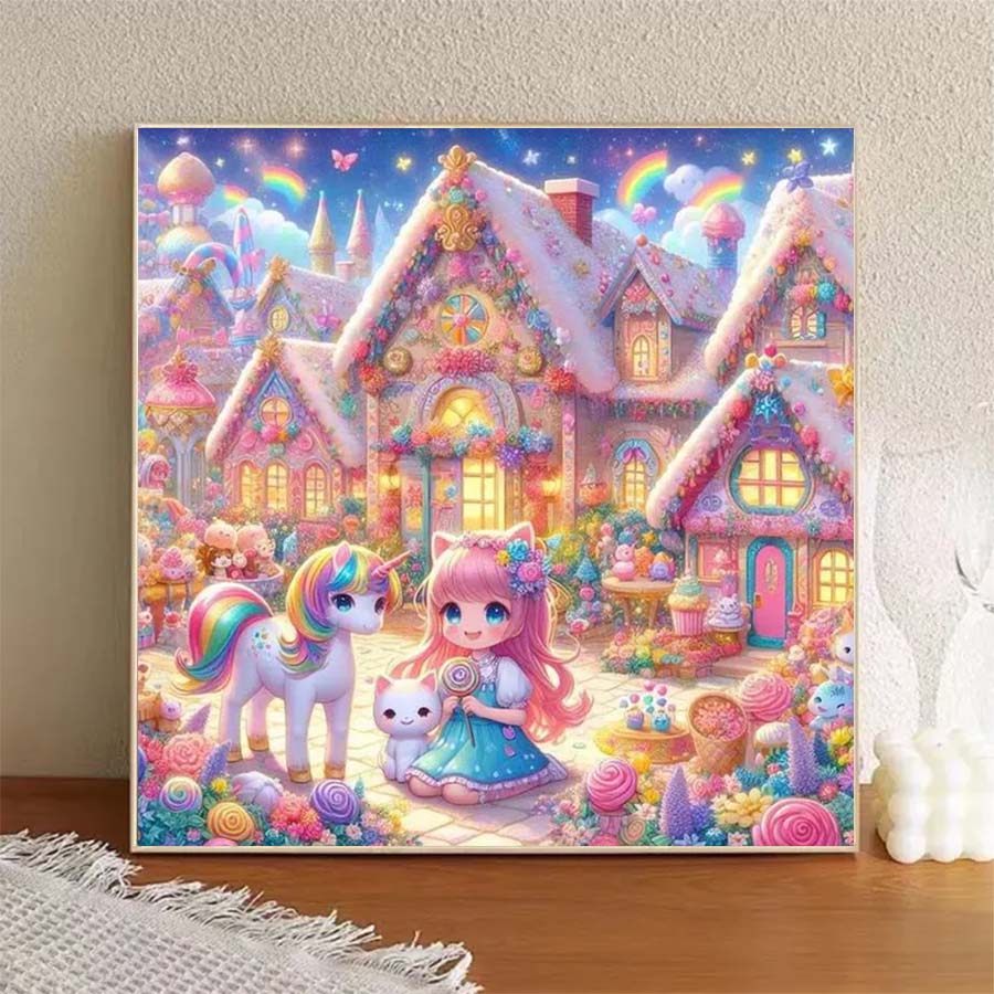 قطعة واحدة من قماش الفلوكنج 5D - مراجعة 5D Diamond Painting Kit Full Drill وسعره