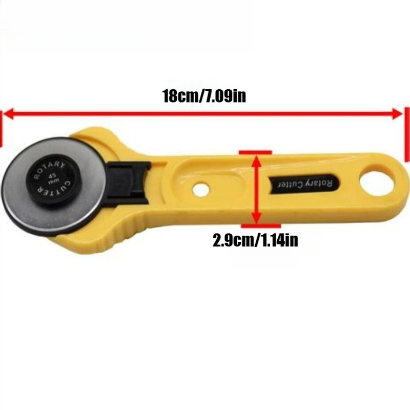 مجموعة قواطع دوارة 1.1 بوصة/28 - مراجعة Rotary Cutter For Fabric 45Mm وسعره