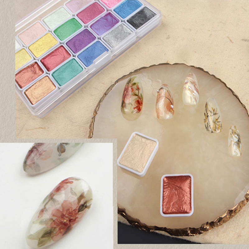 Portable56 ألوان الصلبة الصباغ - مراجعة Watercolor Paint Set Solid Pigment وسعره