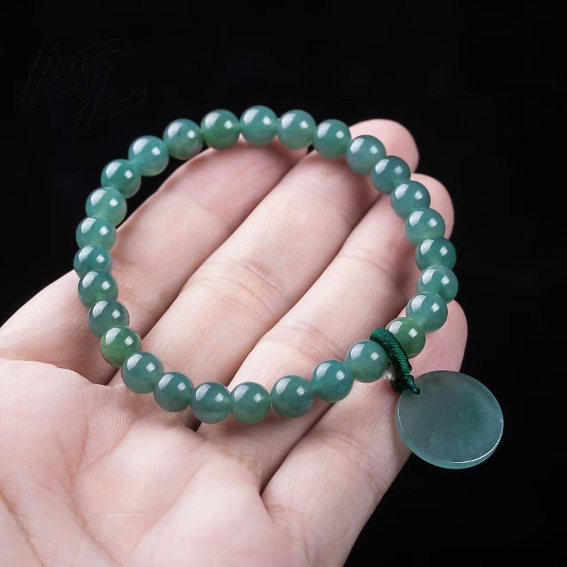سوار محبوك يدويًا من خرز اليشم - مراجعة Beading وسعره