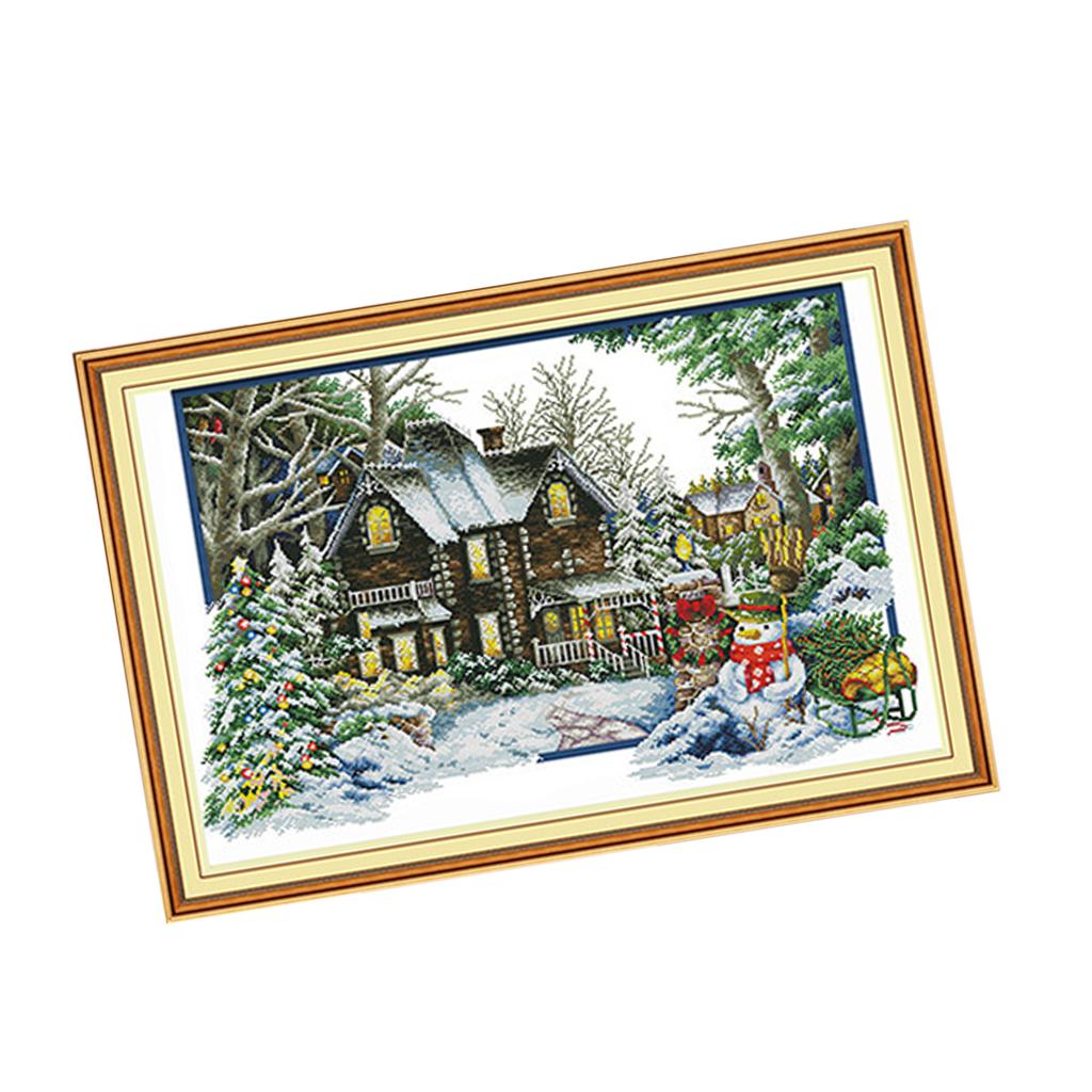 مجموعة غرز متقاطعة مختومة مع م - مراجعة Cross Stitch Stamped Kits Beginners وسعره