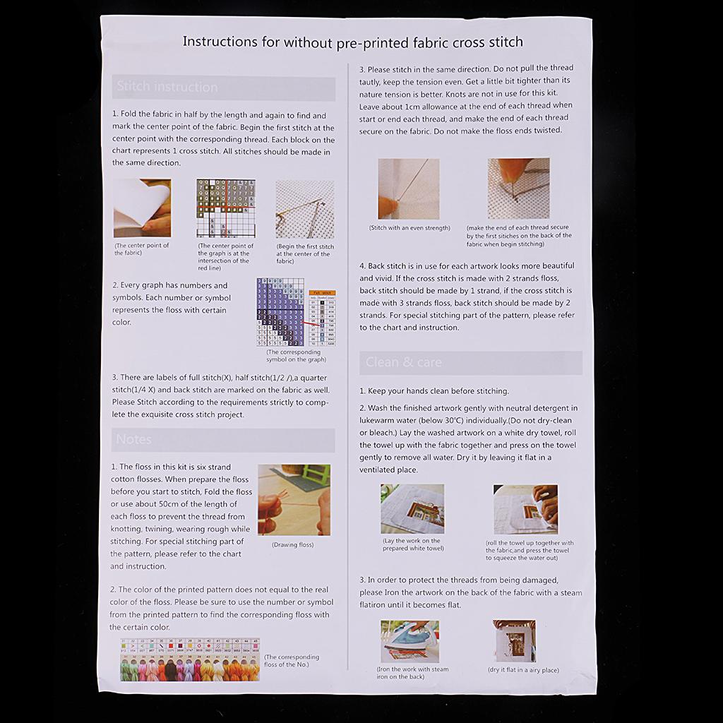 مجموعات التطريز المطبوعة مسبقً - مراجعة Cross Stitch Stamped Kits Beginners وسعره